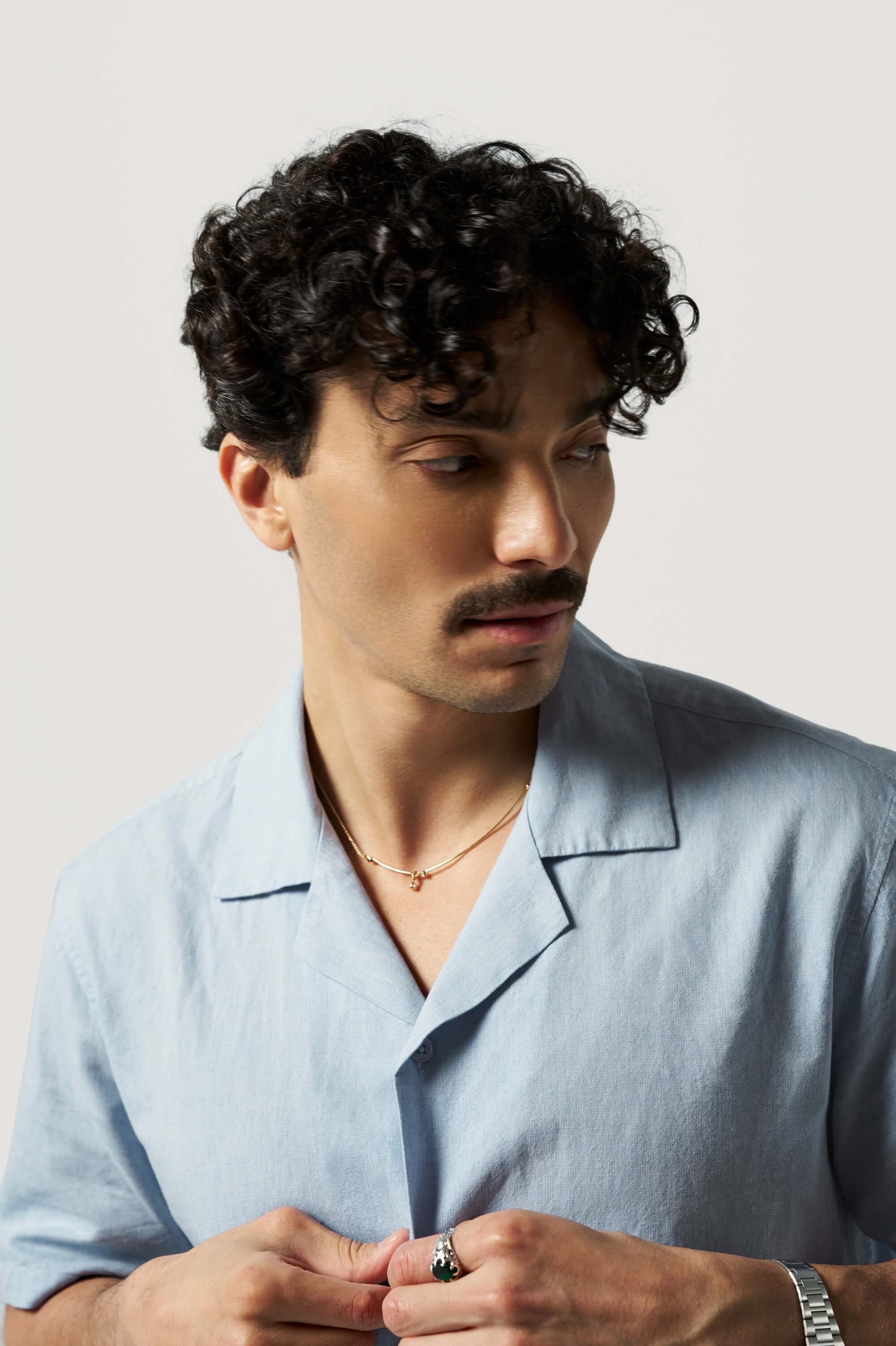 La chemise manches courtes coton lin - Image 4